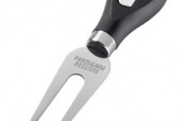 Forchettina in acciaio inox con manico in pp nero Forchettina in acciaio inox con manico in pp nero