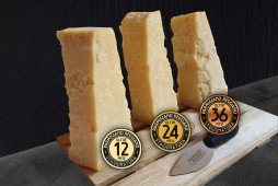 Parmigiano Reggiano - KIT ASSAGGIO - Stagionature 12-24-36 MESI - 3 Punte per un peso totale di 1,5Kg