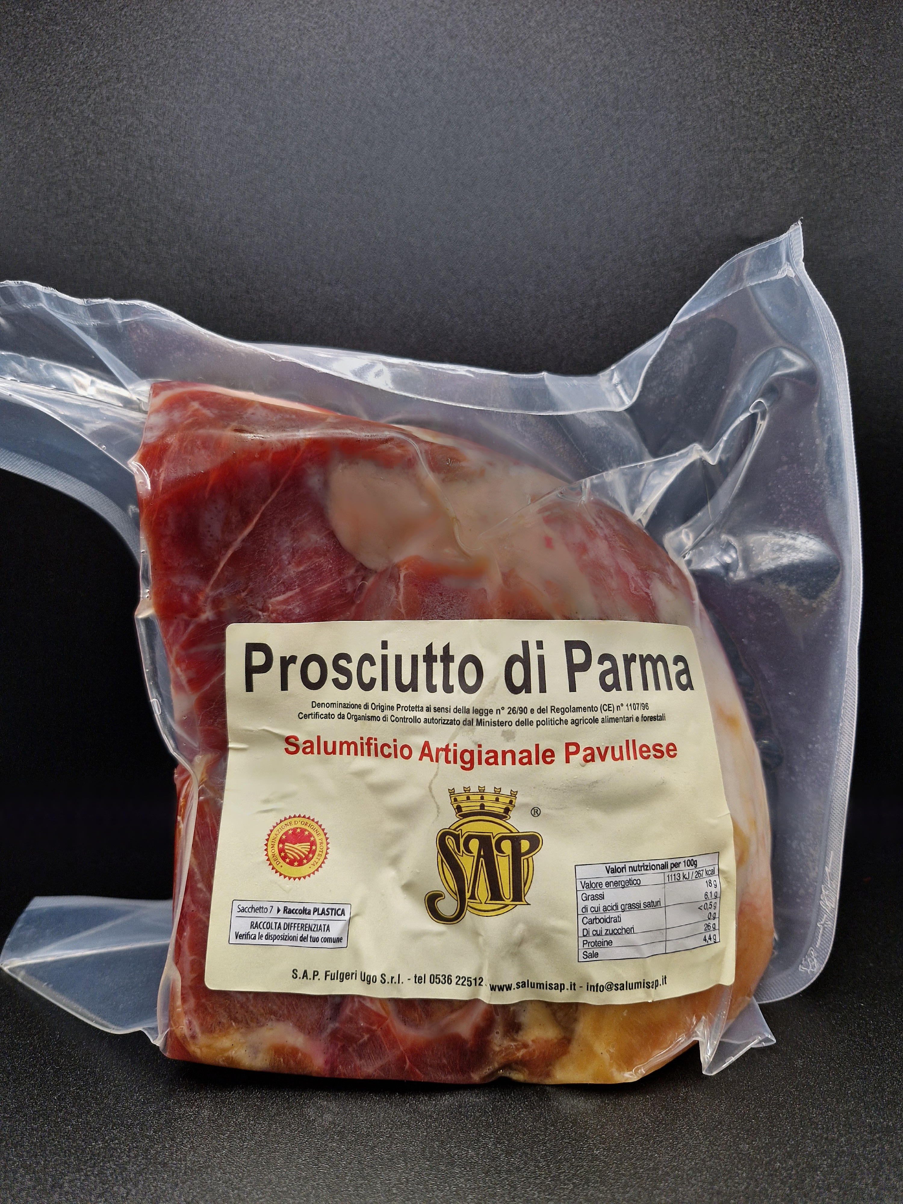 POLPA DI PROSCIUTTO DI PARMA  - Peso di ca. 3,000 Kg  