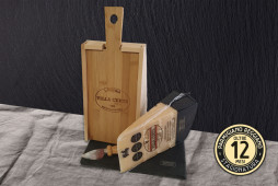 SCATOLA IN LEGNO con COLTELLINO Parmigiano Reggiano - Stagionatura 12 MESI - 1kg SCATOLA IN LEGNO con COLTELLINO Parmigiano Reggiano - Stagionatura 12 MESI - 1kg